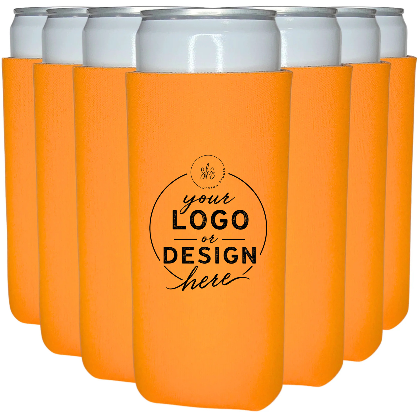 CUSTOM LOGO | Slim Can Coozie