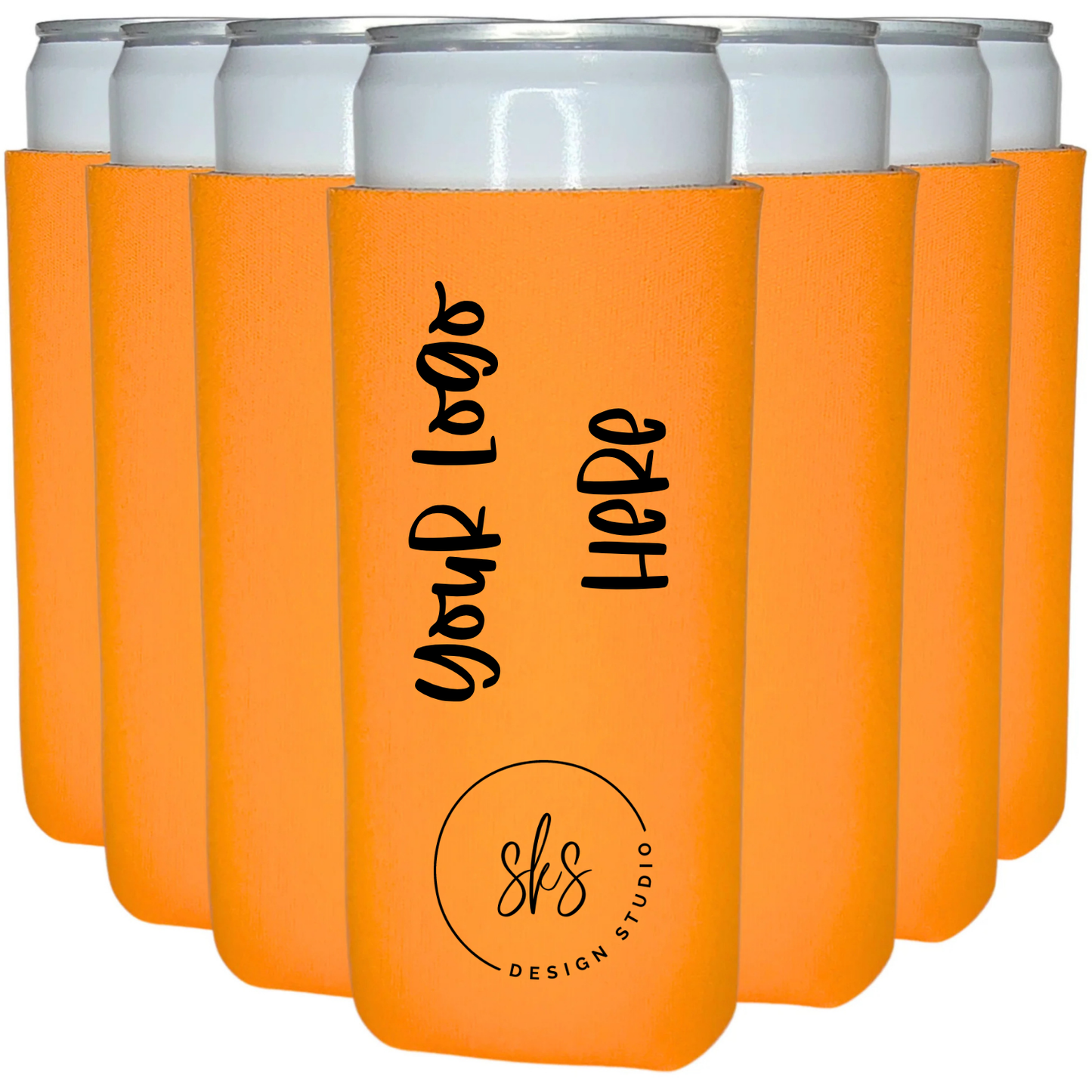 CUSTOM LOGO | Slim Can Coozie