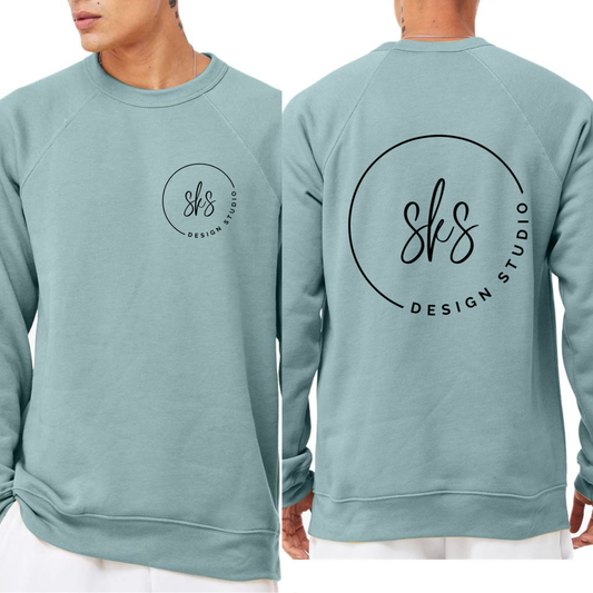 CUSTOM LOGO | Unisex Crewneck Sweatshirt [BELLA CANVAS]