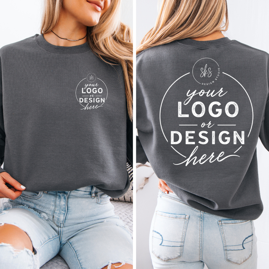 CUSTOM LOGO | Unisex Crewneck Sweatshirt [GILDAN]