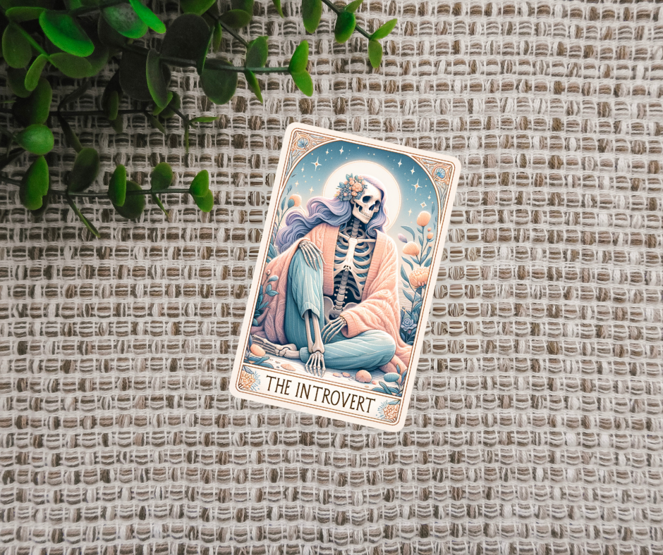 The Introvert | Tarot Card