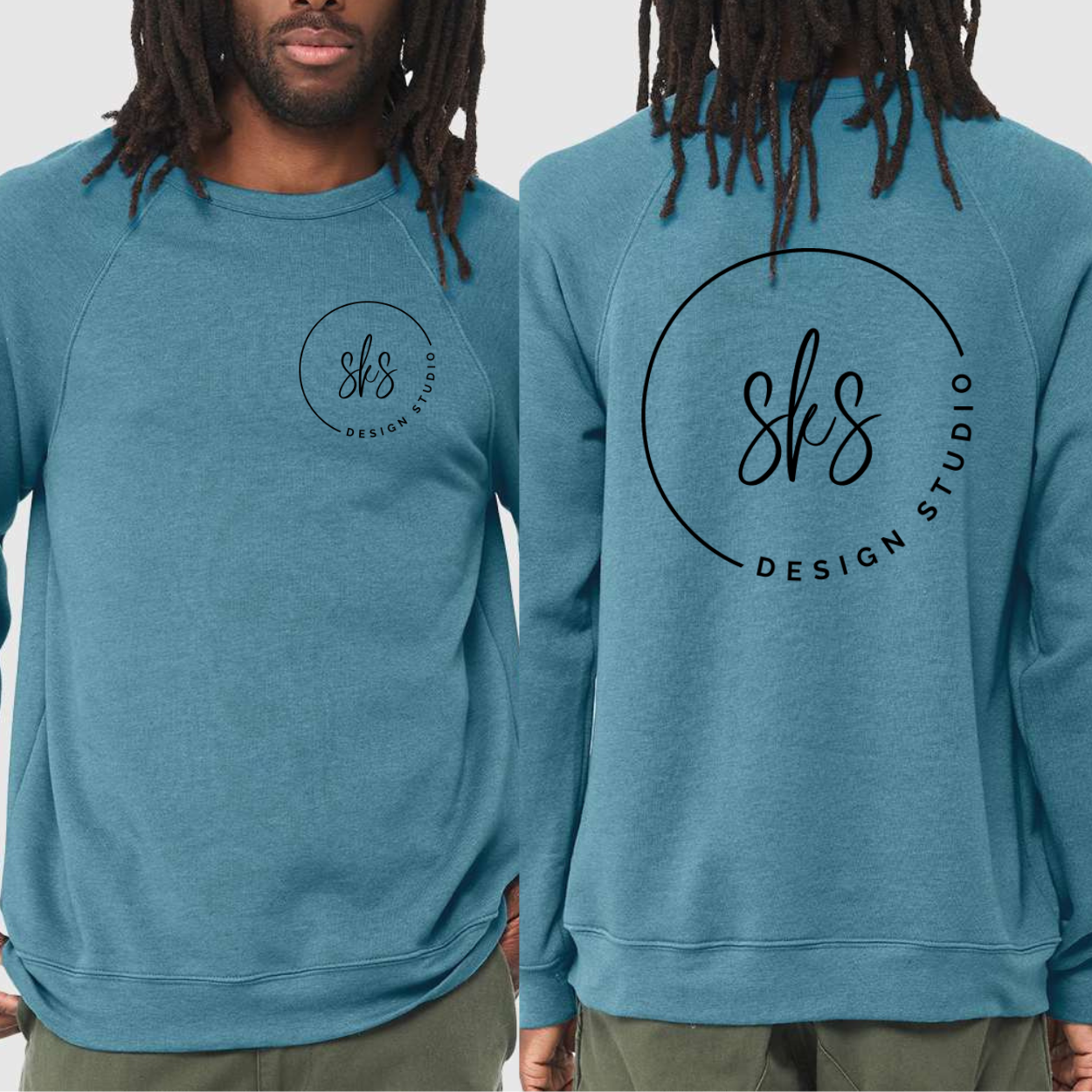 CUSTOM LOGO | Unisex Crewneck Sweatshirt [BELLA CANVAS]