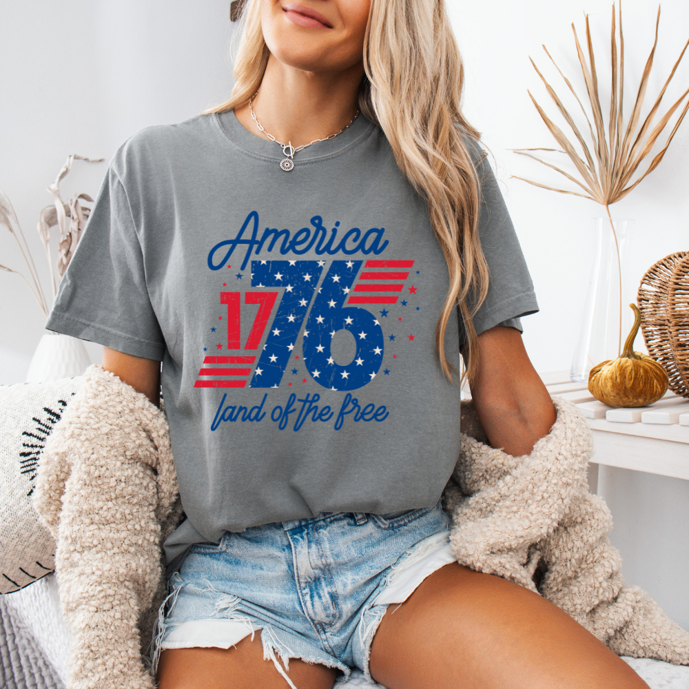 America Land of the Free | Unisex T-Shirt [COMFORT COLORS]