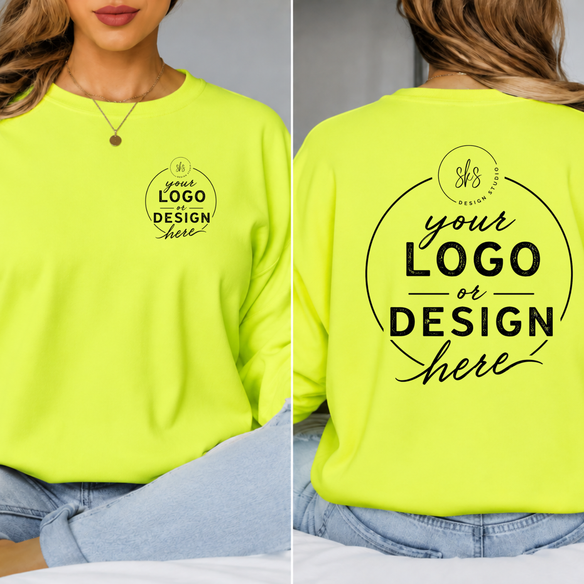 CUSTOM LOGO | Unisex Long Sleeve Shirt [GILDAN]