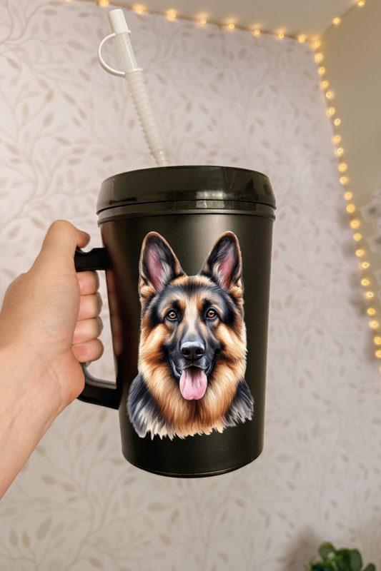 Dog Breeds | UVDTF | 34oz Mega Trucker Mug