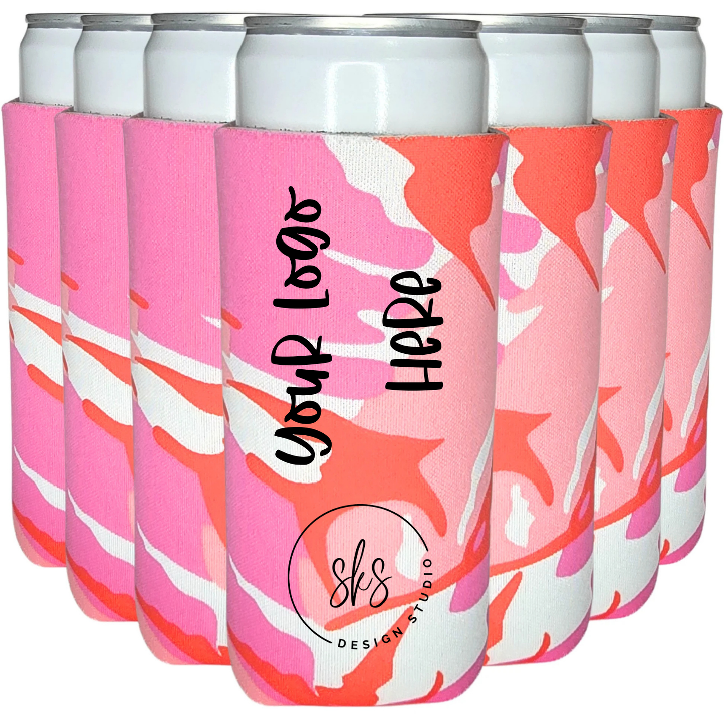 CUSTOM LOGO | Slim Can Coozie