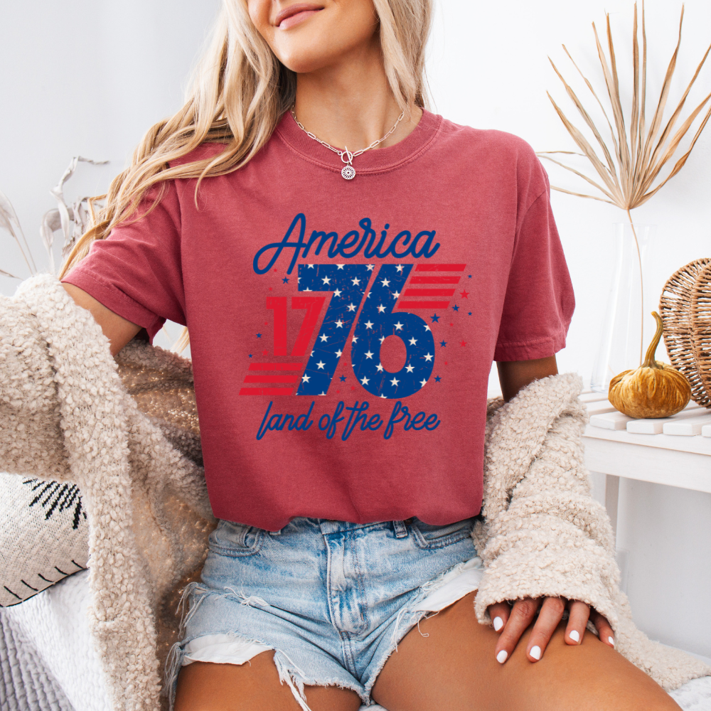 America Land of the Free | Unisex T-Shirt [COMFORT COLORS]