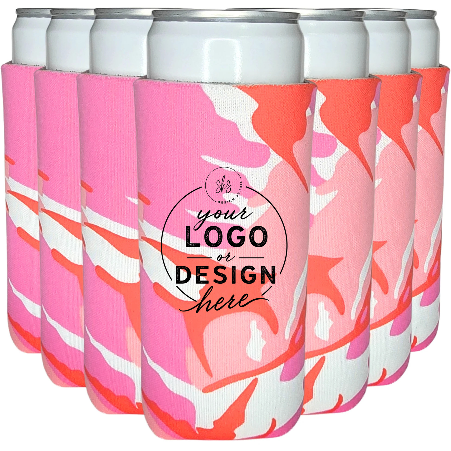 CUSTOM LOGO | Slim Can Coozie