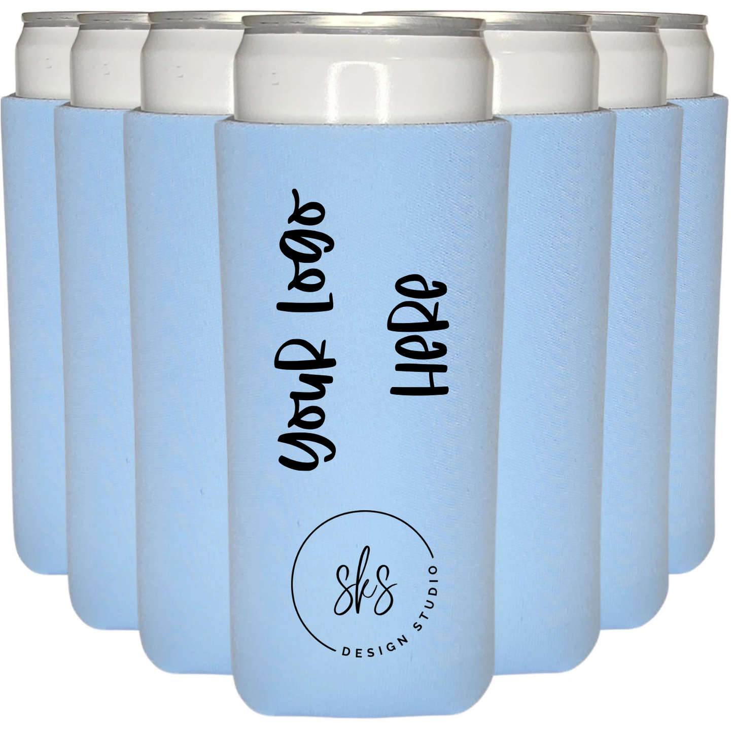CUSTOM LOGO | Slim Can Coozie