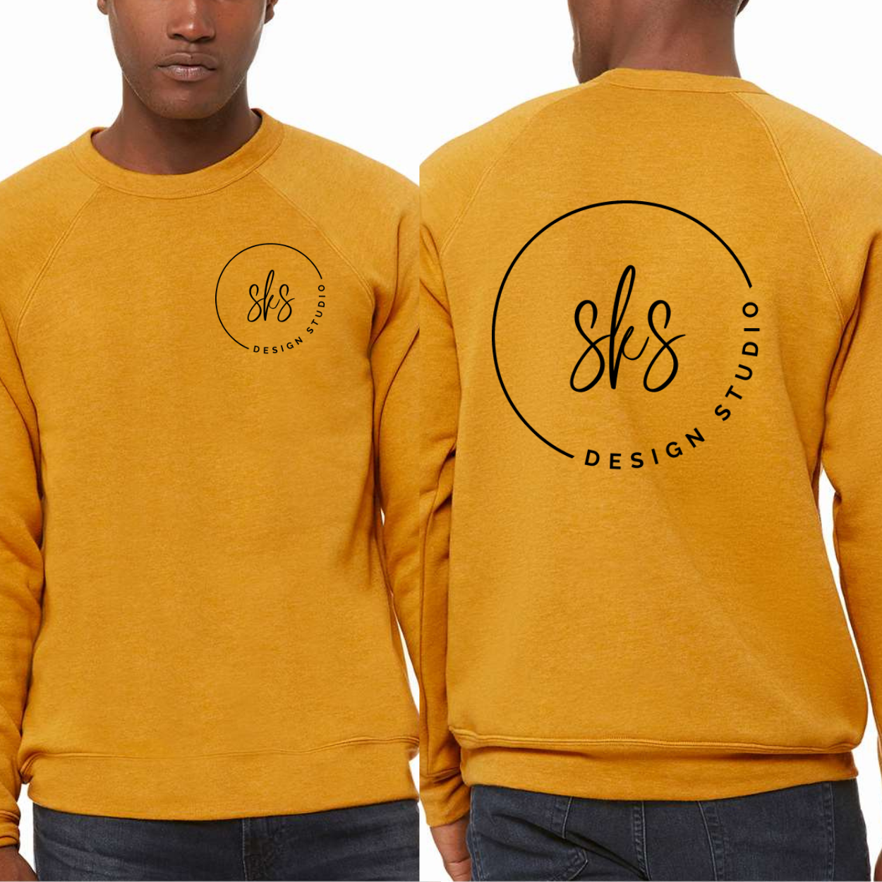 CUSTOM LOGO | Unisex Crewneck Sweatshirt [BELLA CANVAS]