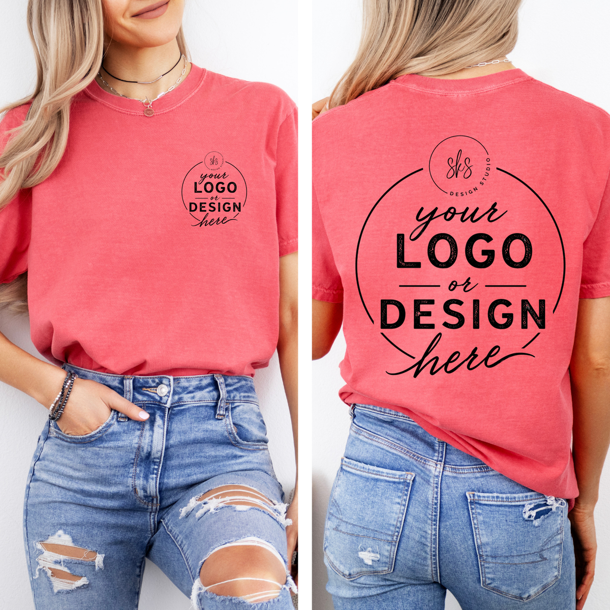 CUSTOM LOGO | Unisex T-Shirt [COMFORT COLORS]