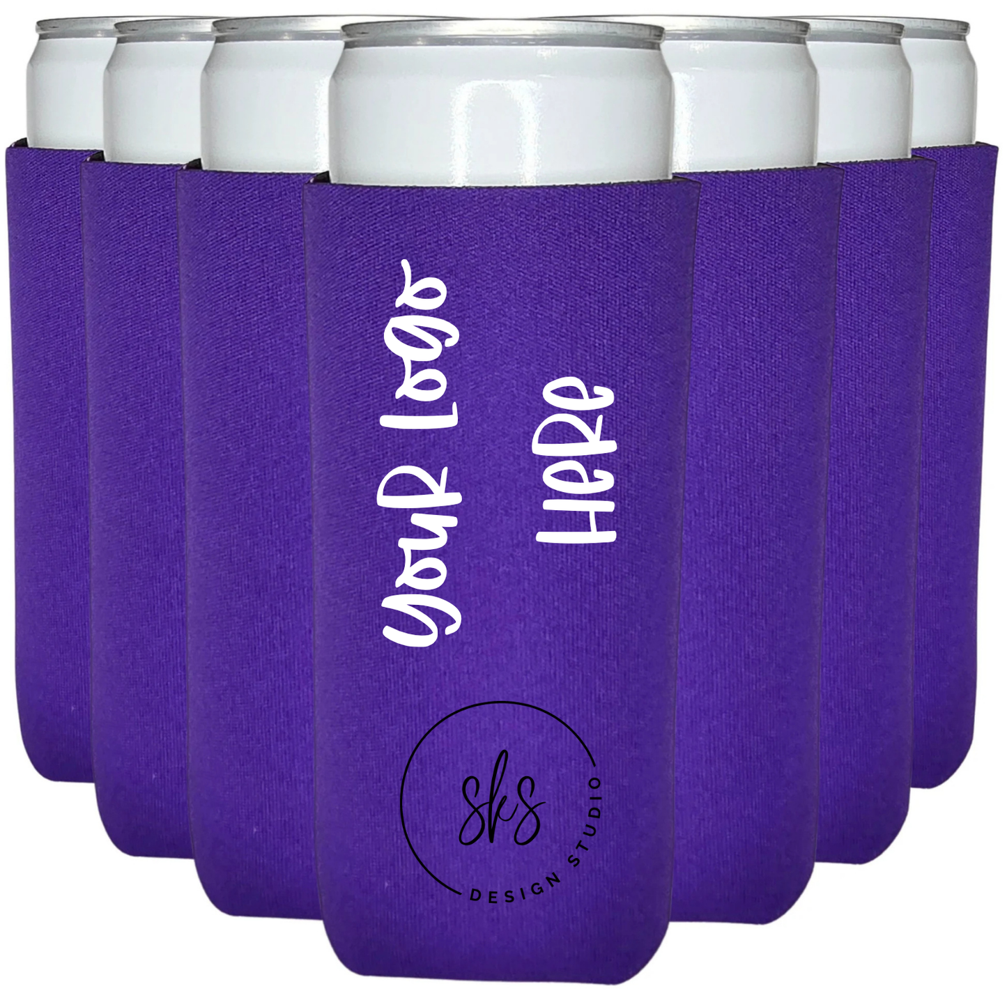CUSTOM LOGO | Slim Can Coozie