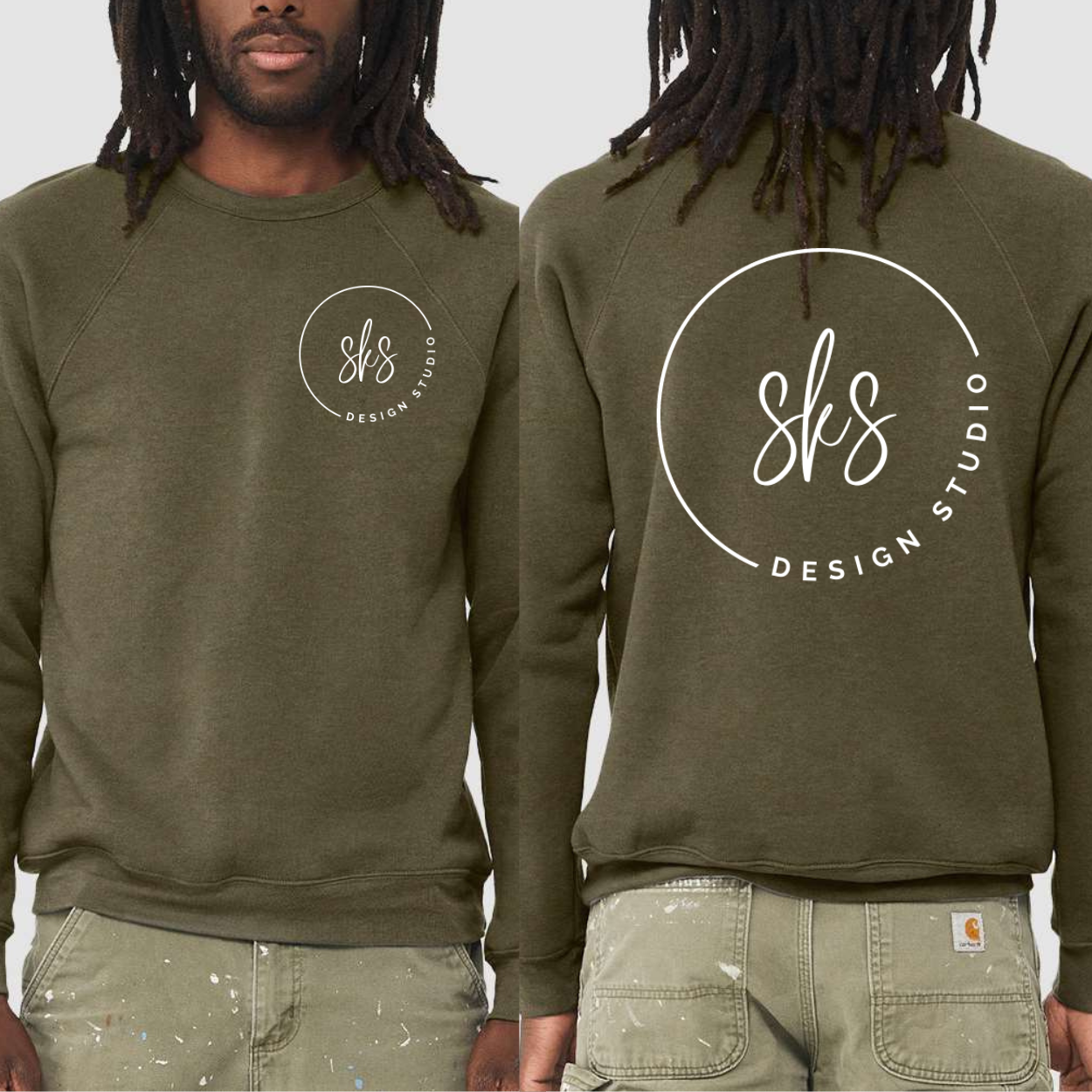 CUSTOM LOGO | Unisex Crewneck Sweatshirt [BELLA CANVAS]