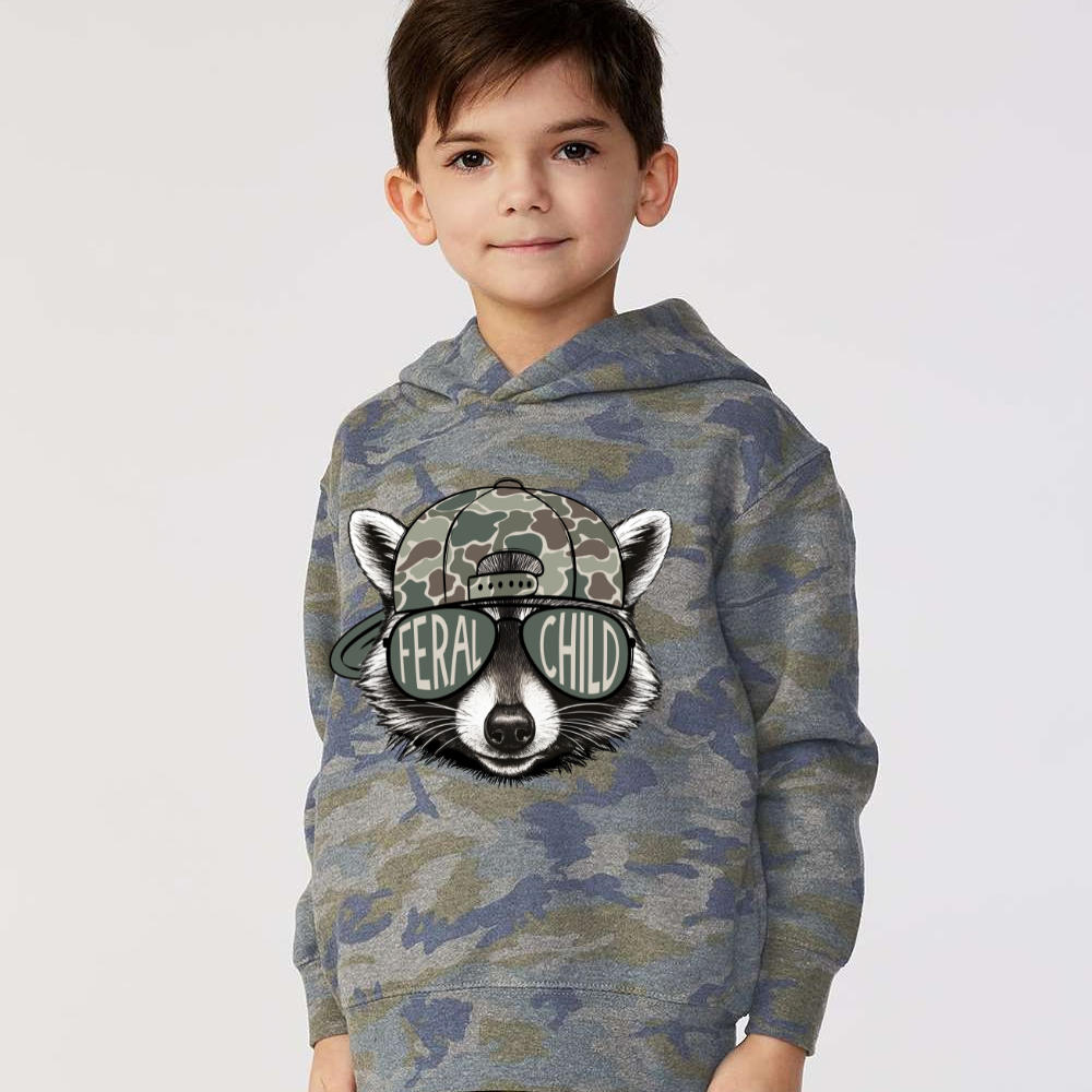Feral Child | Toddler Pullover Hoodie Sweatshirt [RABBIT SKINS]