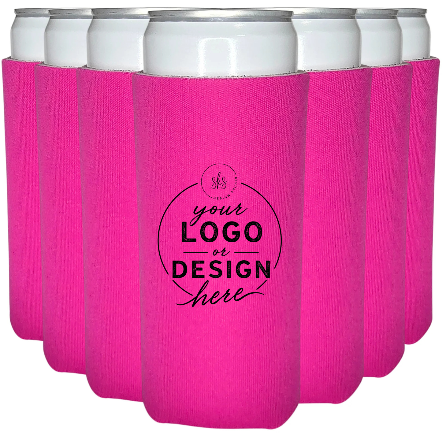 CUSTOM LOGO | Slim Can Coozie