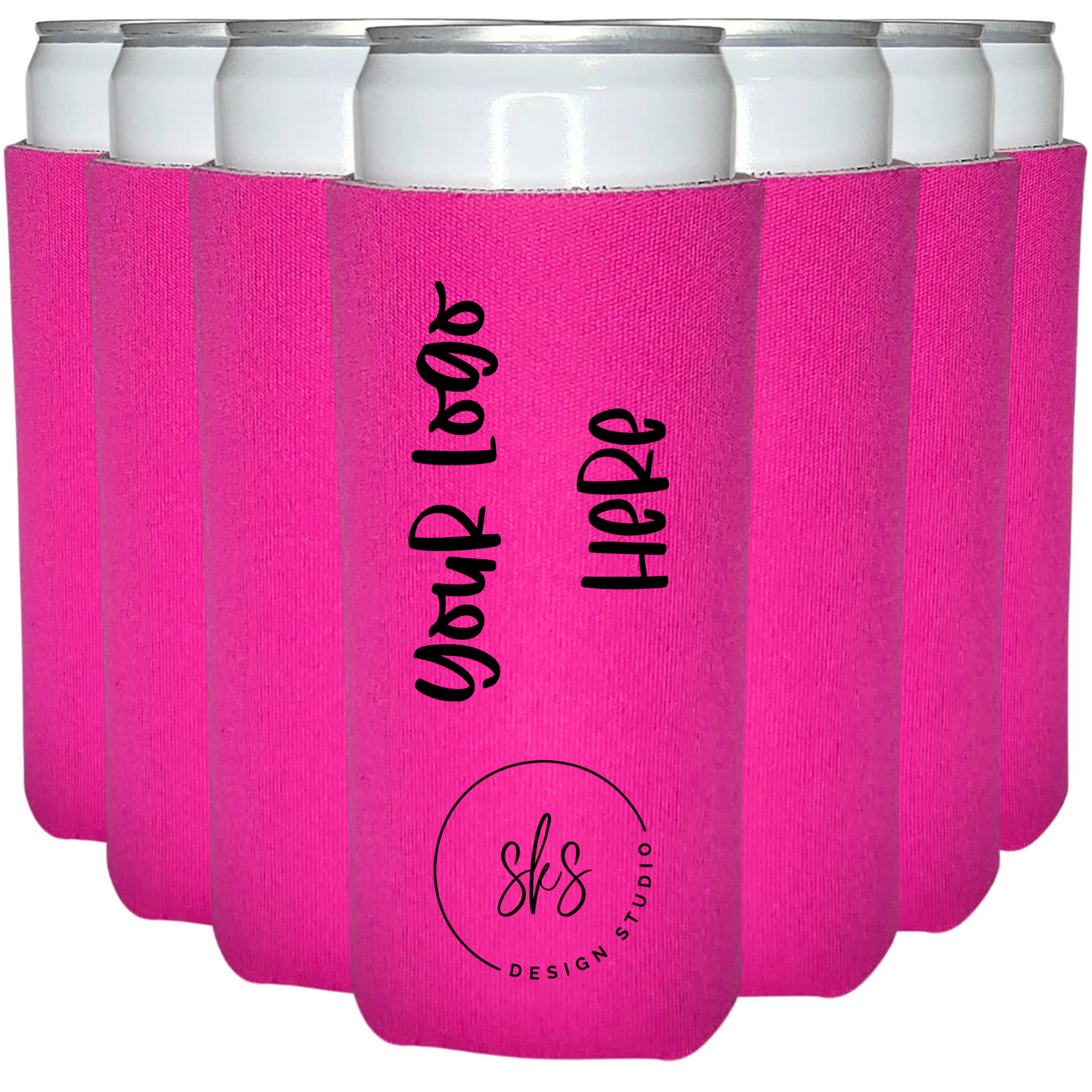 CUSTOM LOGO | Slim Can Coozie