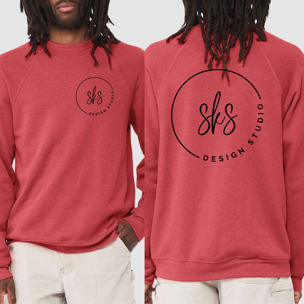 CUSTOM LOGO | Unisex Crewneck Sweatshirt [BELLA CANVAS]