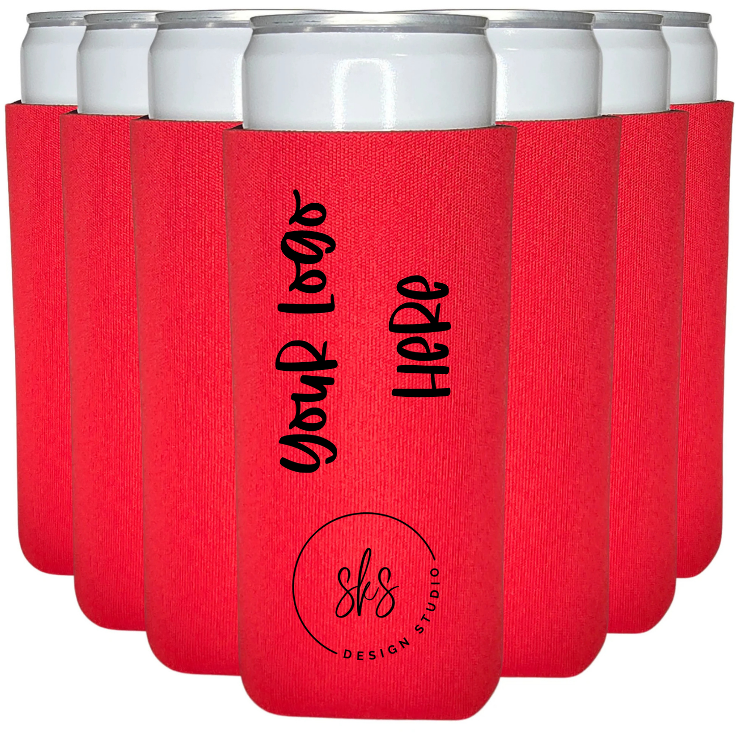 CUSTOM LOGO | Slim Can Coozie