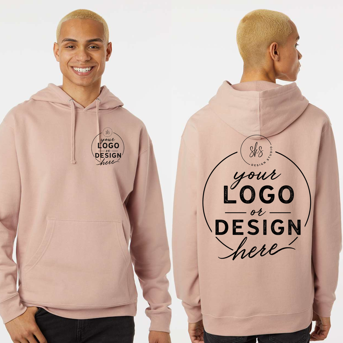 CUSTOM LOGO | Unisex Hoodie [INDEPENDENT TRADING CO.]