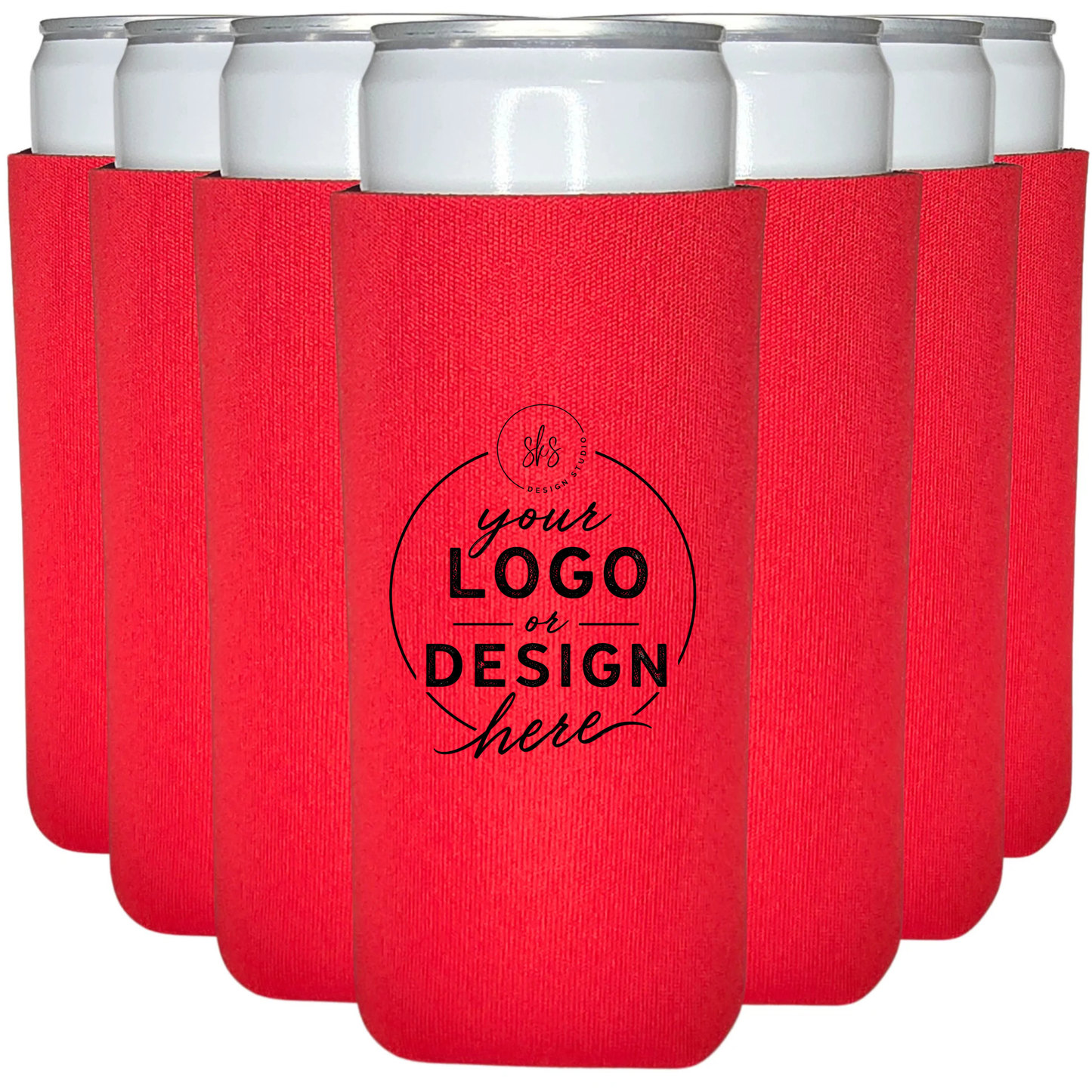 CUSTOM LOGO | Slim Can Coozie