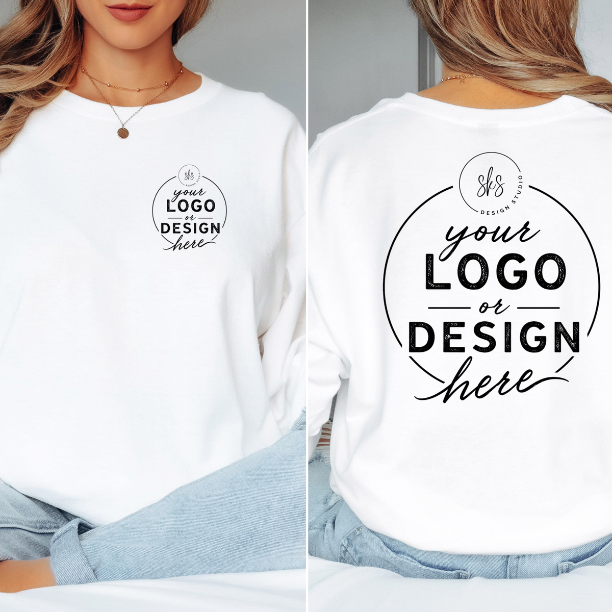 CUSTOM LOGO | Unisex Long Sleeve Shirt [GILDAN]