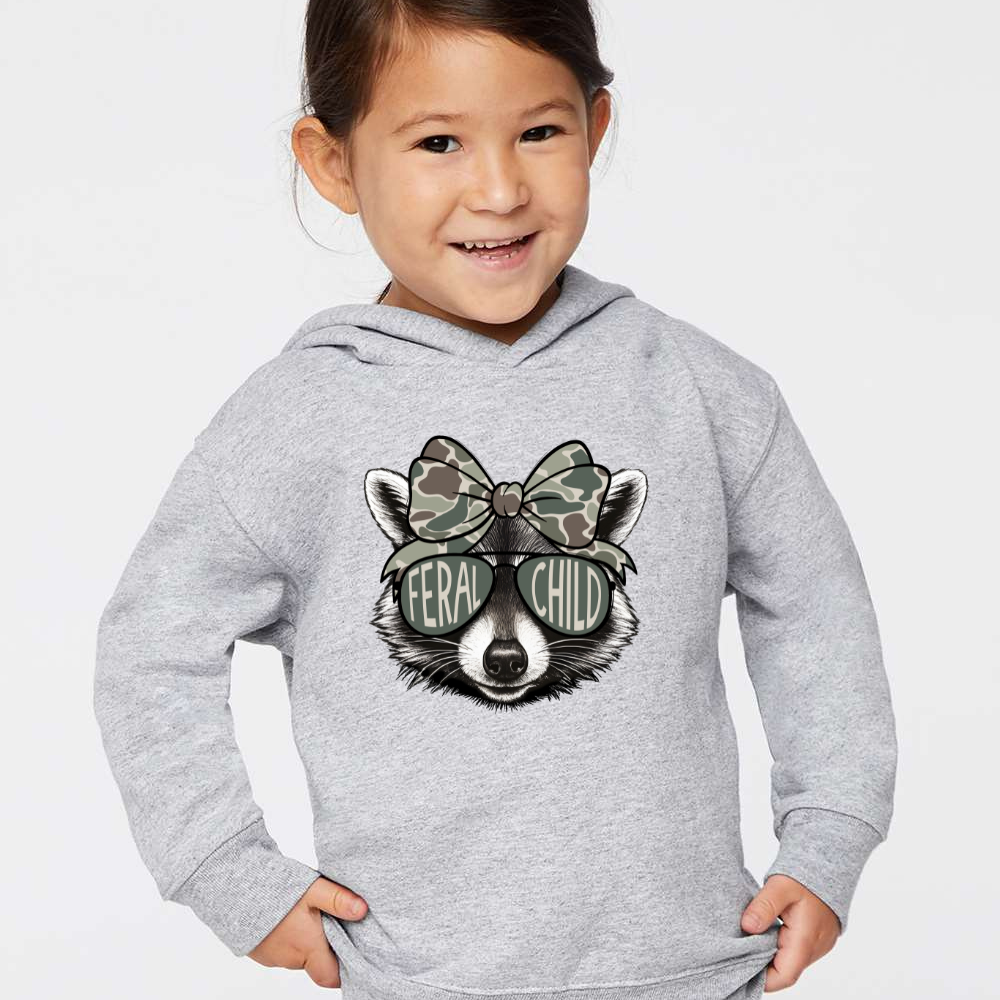 Feral Child | Toddler Pullover Hoodie Sweatshirt [RABBIT SKINS]