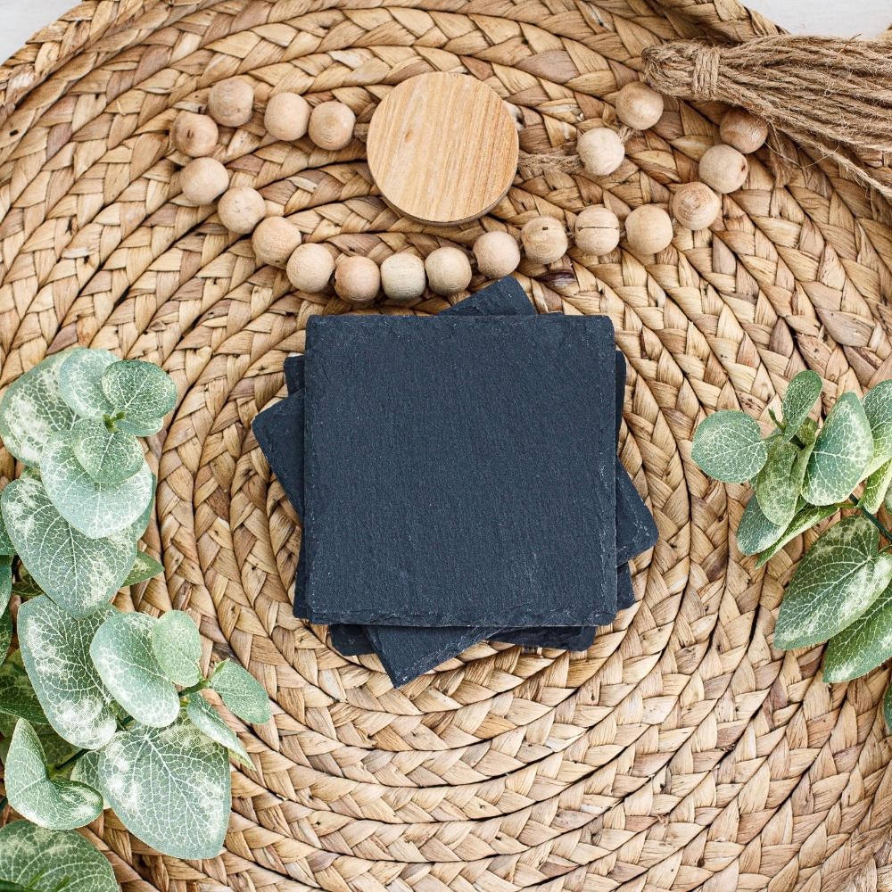 Slate Coasters | 4" Square or Round