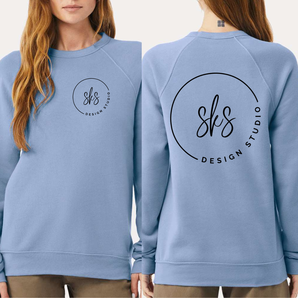 CUSTOM LOGO | Unisex Crewneck Sweatshirt [BELLA CANVAS]