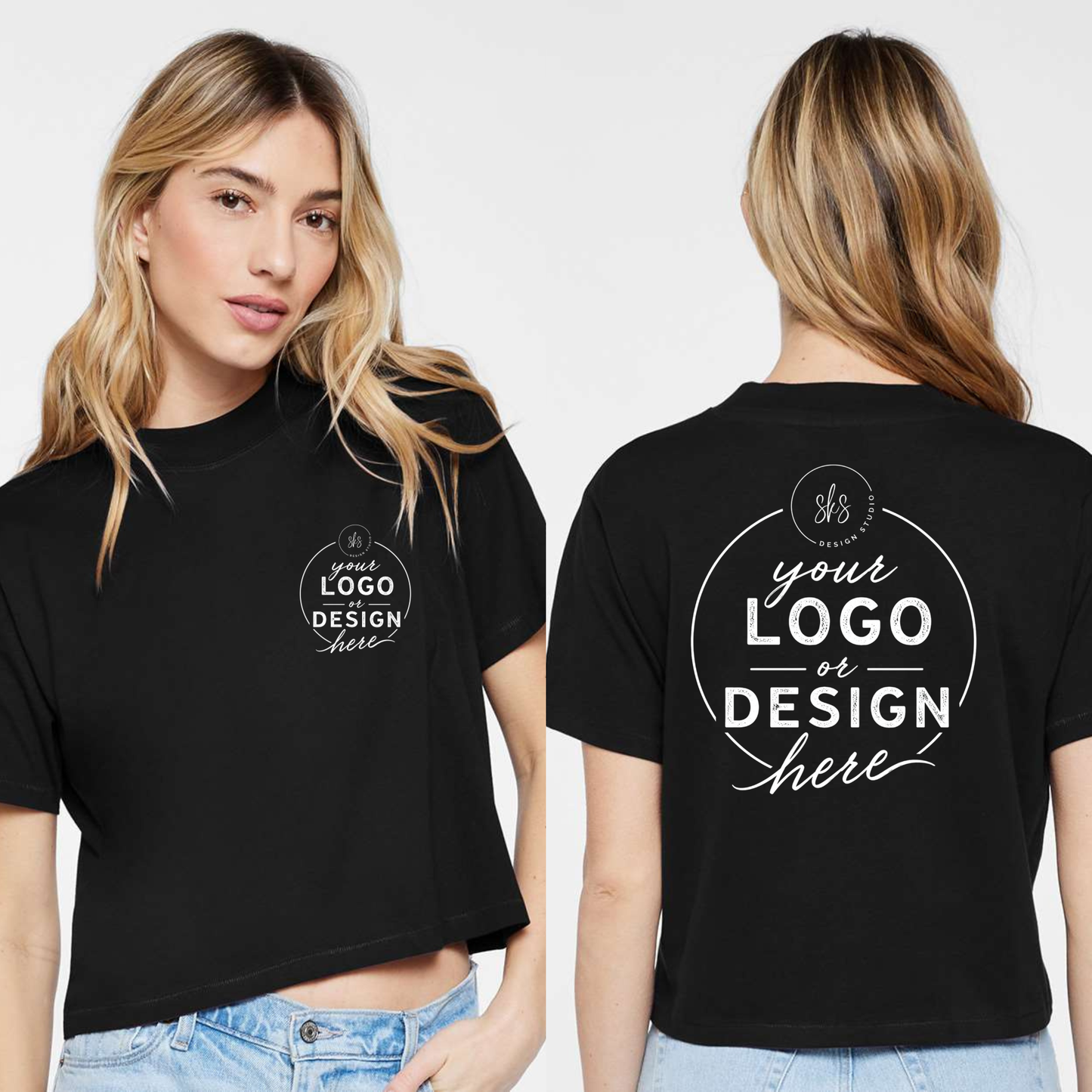 CUSTOM LOGO | Women's Boxy T-Shirt [LAT]