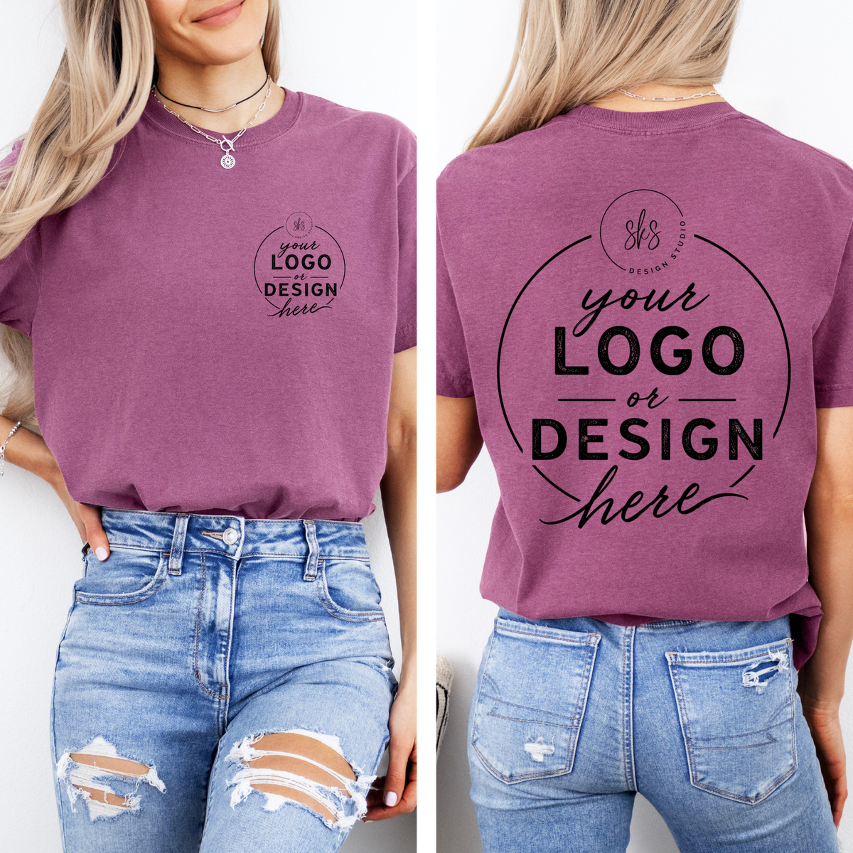 CUSTOM LOGO | Unisex T-Shirt [COMFORT COLORS]