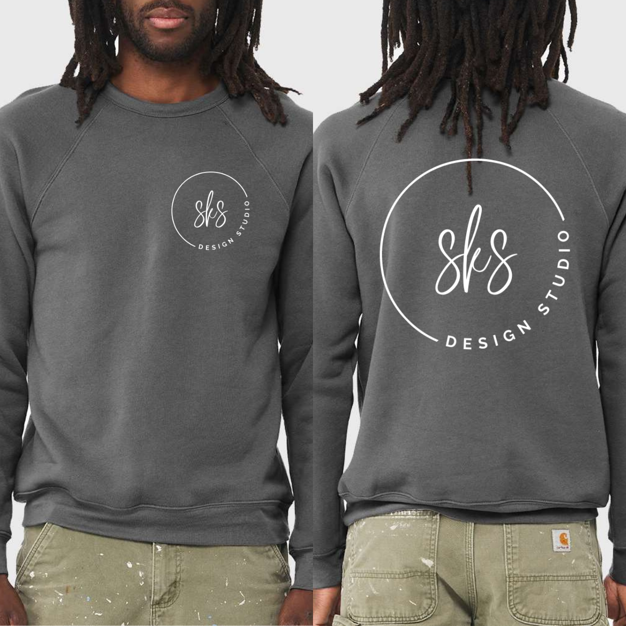 CUSTOM LOGO | Unisex Crewneck Sweatshirt [BELLA CANVAS]