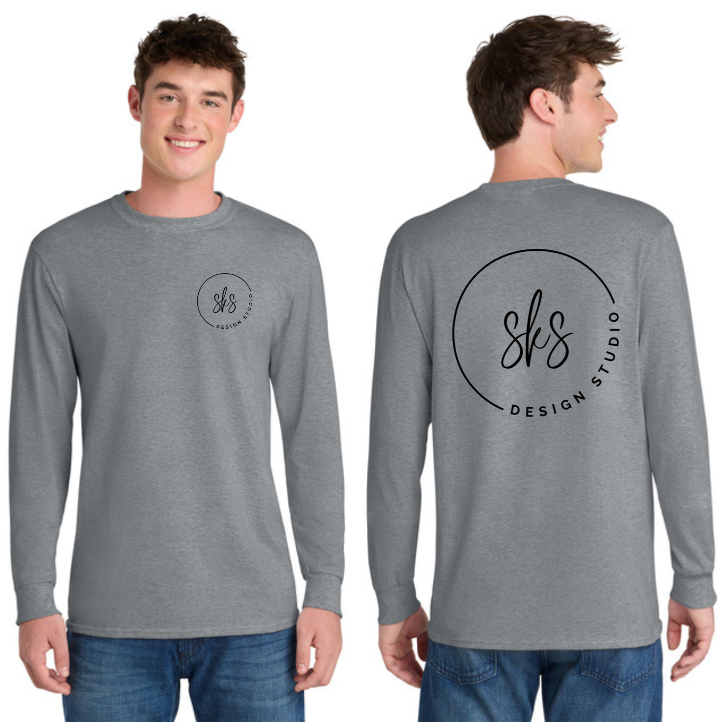 CUSTOM LOGO | Tall Long Sleeve Shirt [Port & Co]
