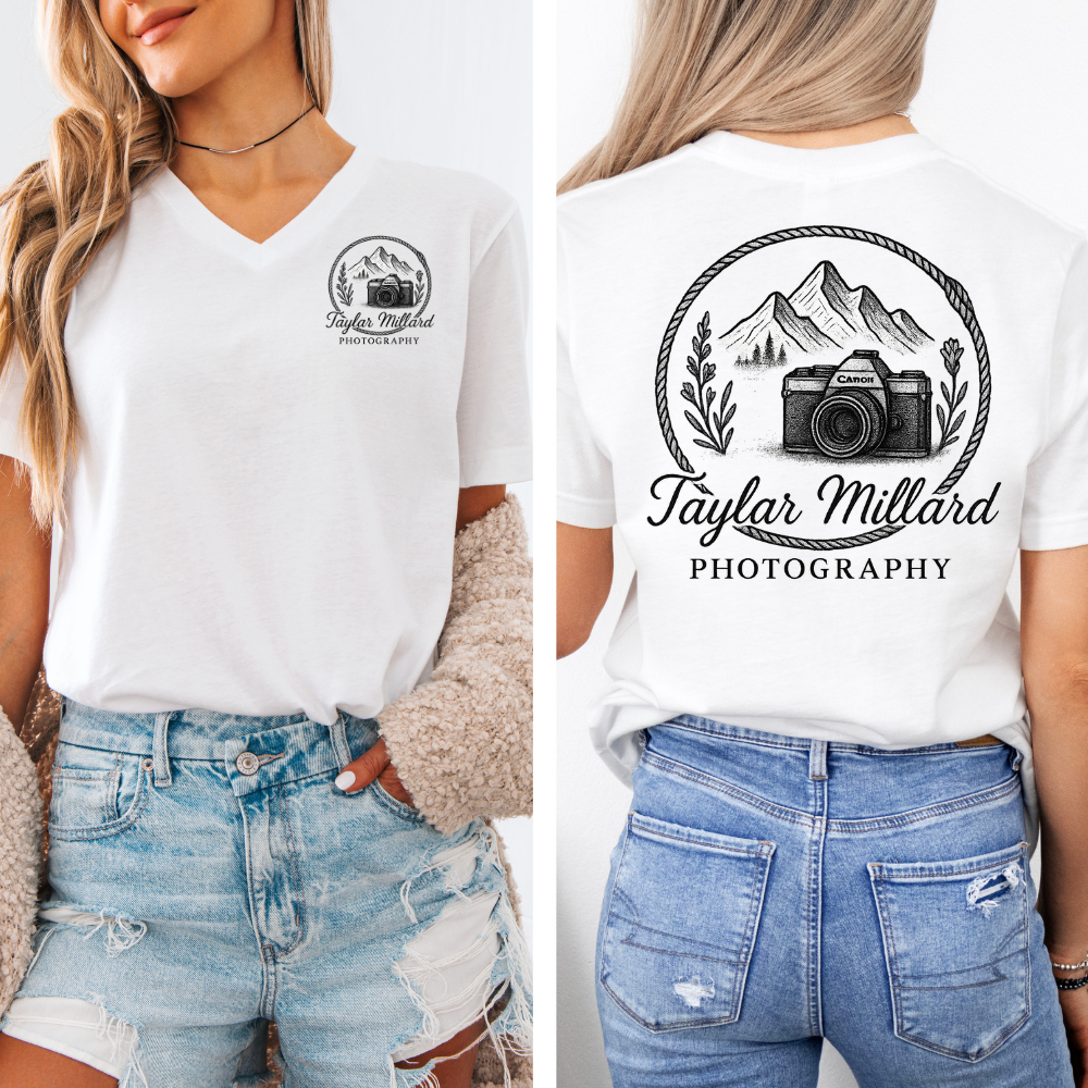 Taylar Millard Photography | Women's V-Neck T-Shirt [BELLA CANVAS]