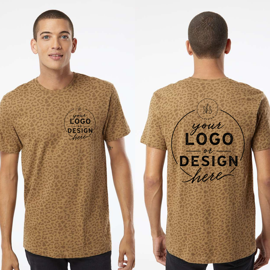 CUSTOM LOGO | Unisex Leopard T-Shirt [LAT]