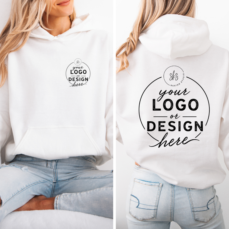 CUSTOM LOGO | Unisex Hoodie Sweatshirt [GILDAN]