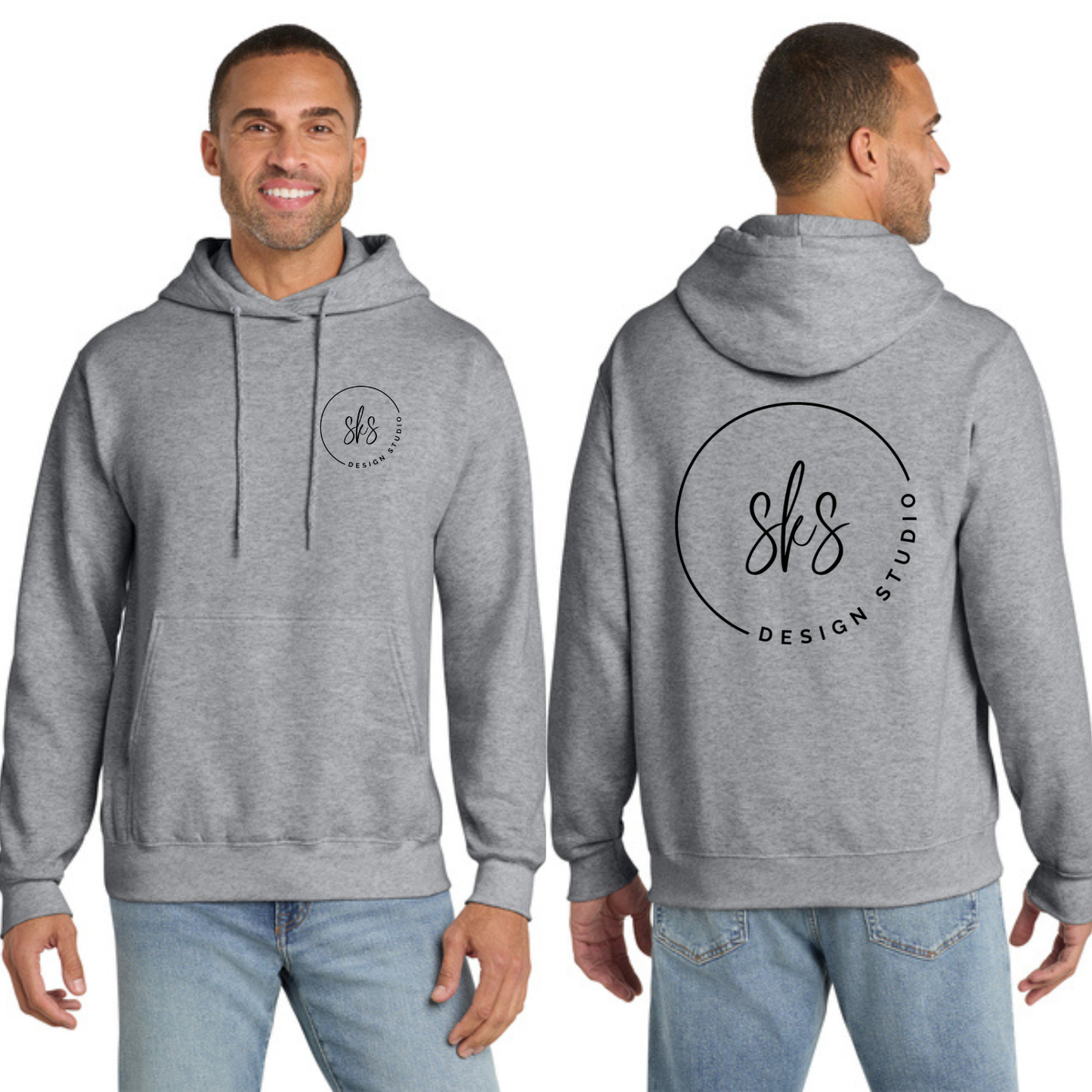 CUSTOM LOGO | Tall Hoodie [Port & Co]