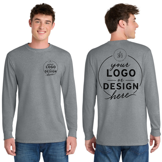 CUSTOM LOGO | Tall Long Sleeve Shirt [Port & Co]