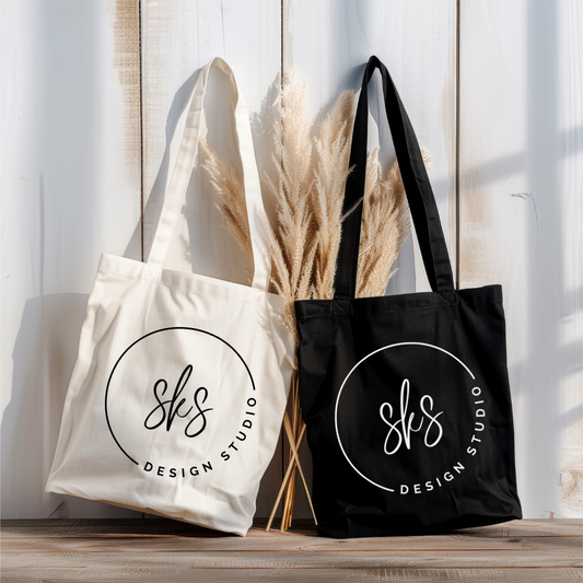 CUSTOM LOGO | Canvas Tote Bag
