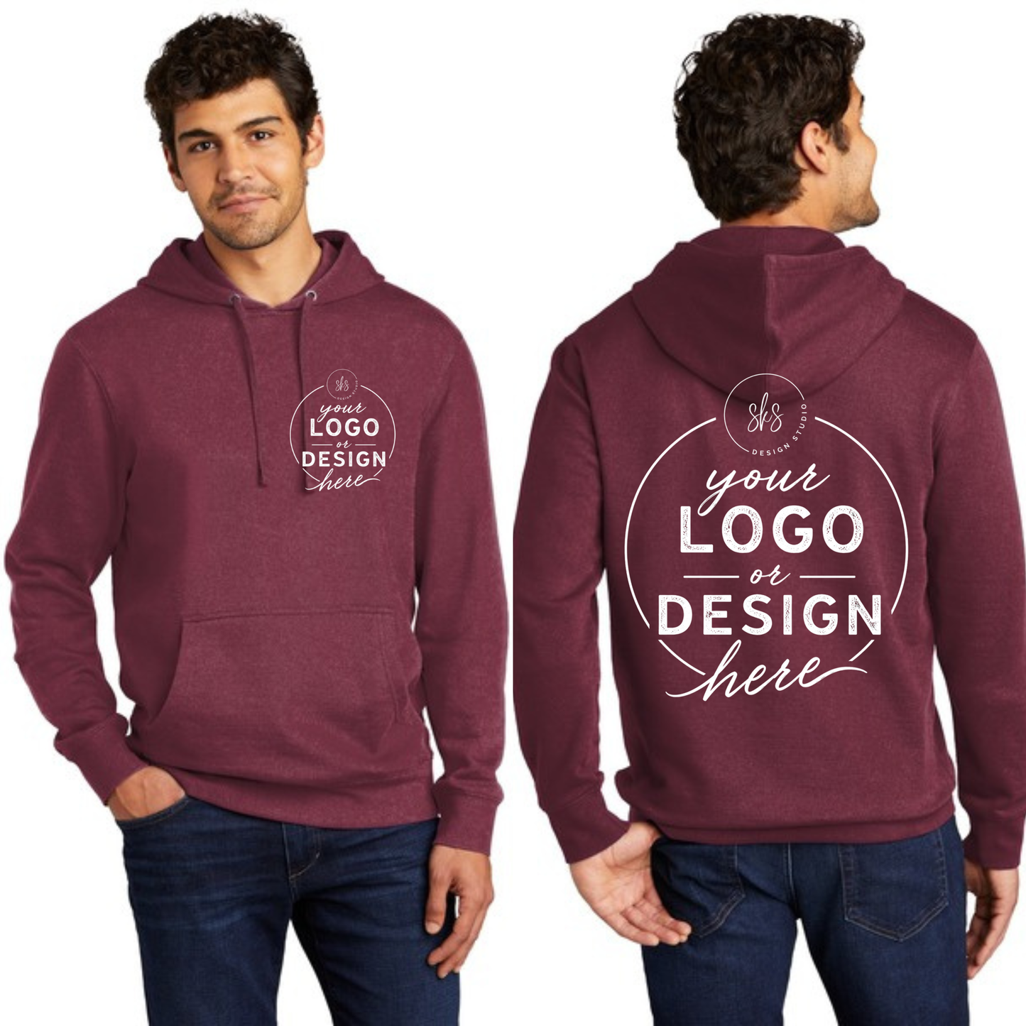 CUSTOM LOGO | Unisex Hoodie [DISTRICT]