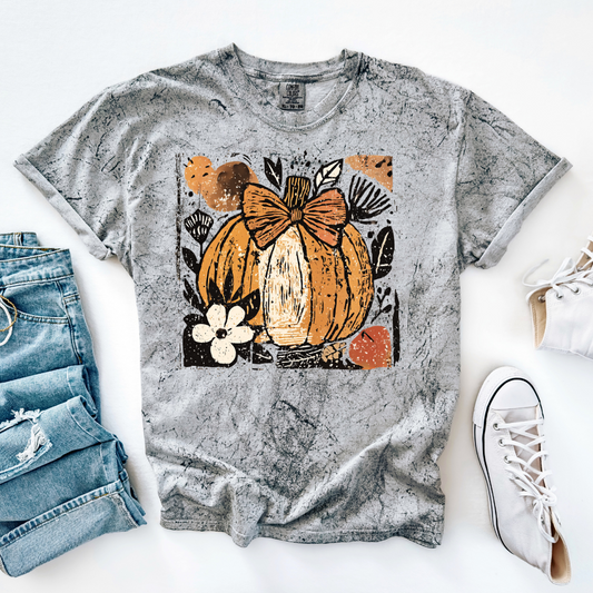 Distressed Pumpkin | Unisex Color Blast T-Shirt