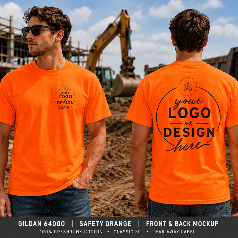 CUSTOM LOGO | Safety Unisex T-Shirt [GILDAN]
