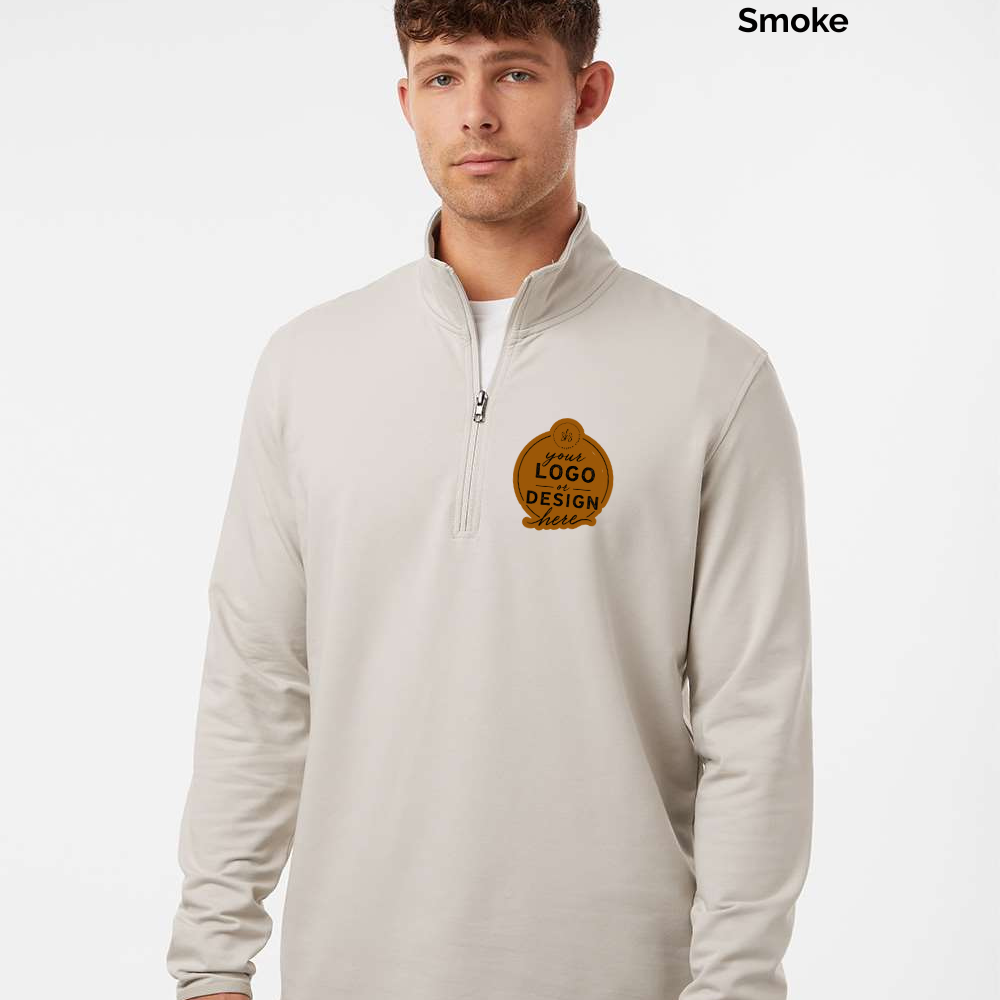 CUSTOM LOGO | Men's Quarter-Zip Pullover [INDEPENDENT TRADING CO]