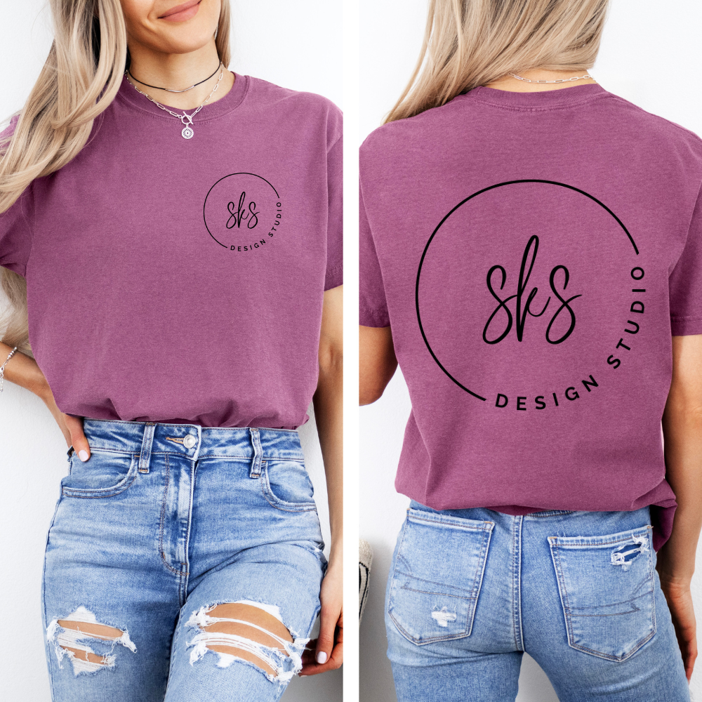 CUSTOM LOGO | Unisex T-Shirt [COMFORT COLORS]