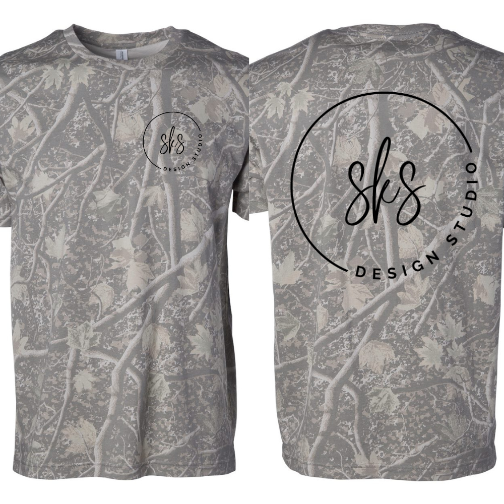 CUSTOM LOGO | Unisex Camo T-Shirt [INDEPENDENT TRADING CO]
