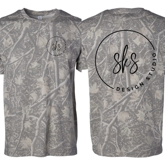 CUSTOM LOGO | Unisex Camo T-Shirt [INDEPENDENT TRADING CO]