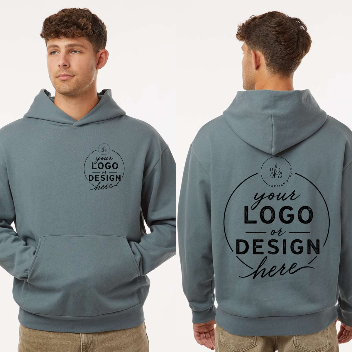CUSTOM LOGO | Unisex Oversized Hoodie [INDEPENDENT TRADING CO]