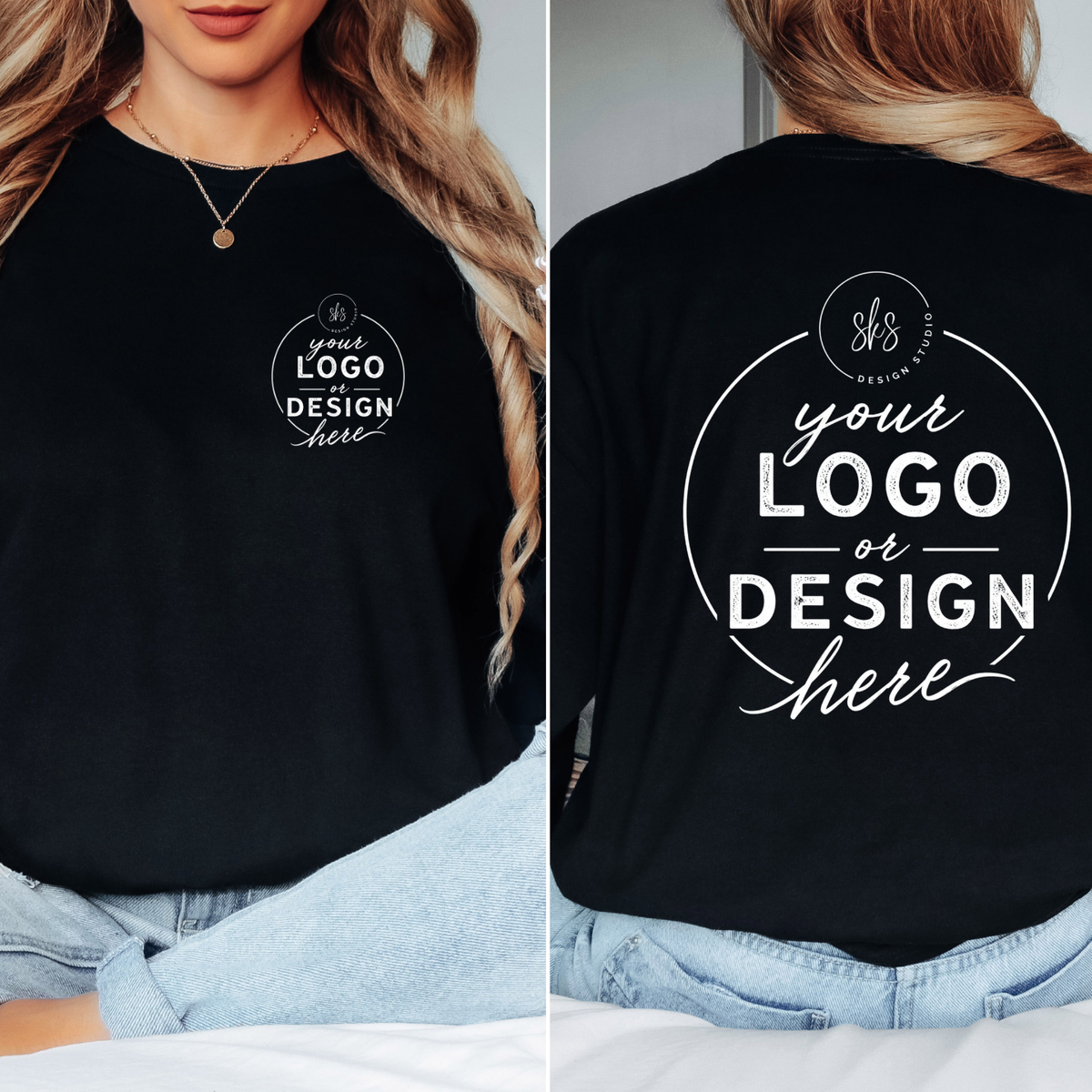 CUSTOM LOGO | Unisex Long Sleeve Shirt [GILDAN]