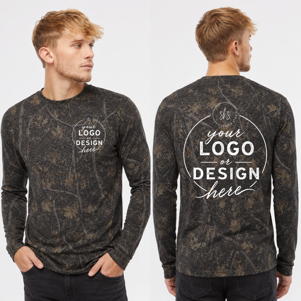 CUSTOM LOGO | Unisex Camo Long Sleeve Shirt [INDEPENDENT TRADING CO.]