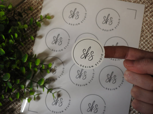 Custom Logo Sticker Sheets