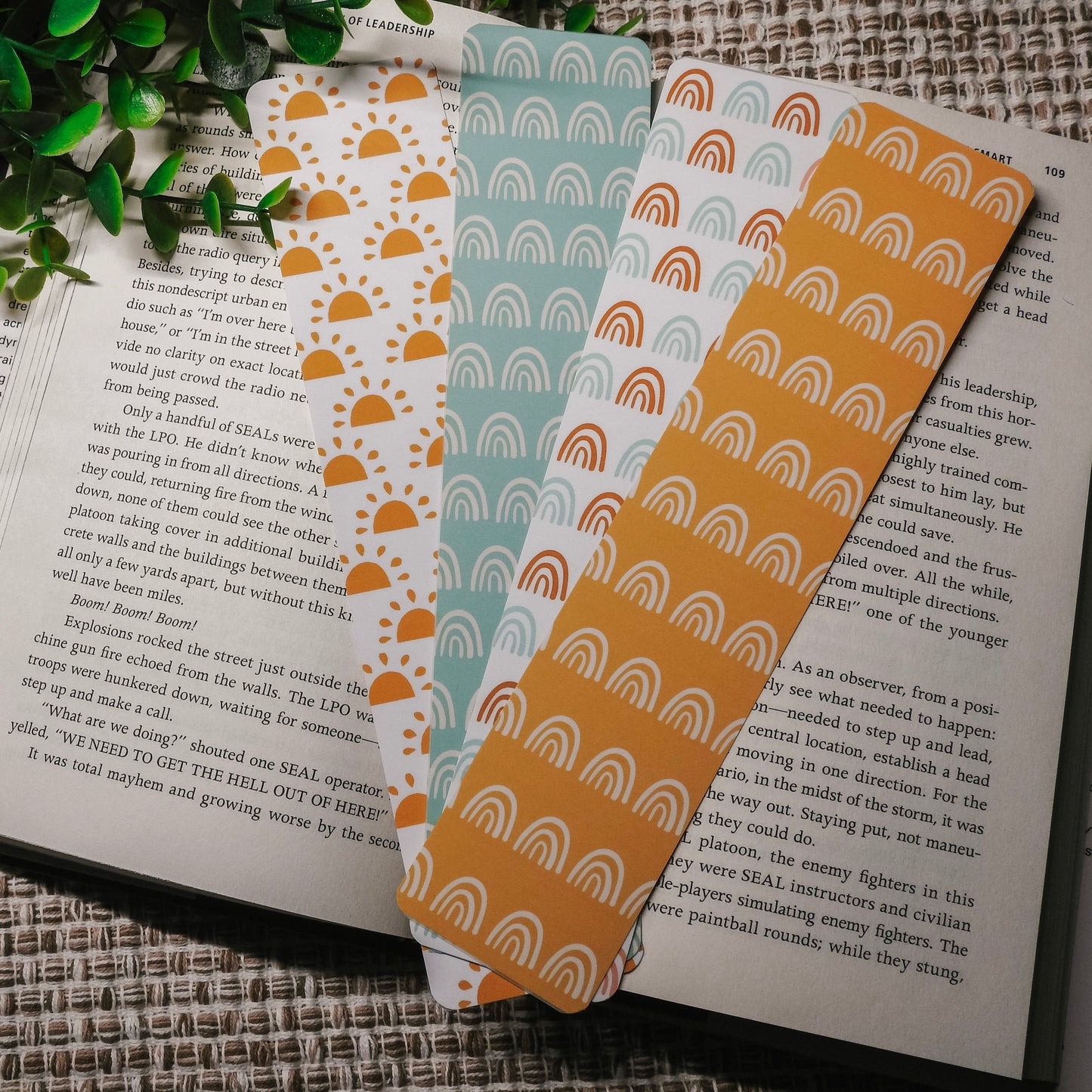 Sunshine & Rainbows | Boho Bookmarks